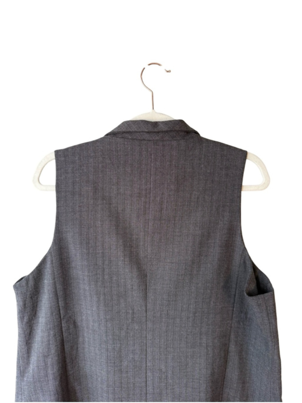 Jessica Charcoal Sleeveless Blazer Vest Size 18W Office Career Business Casual - Picture 11 of 12
